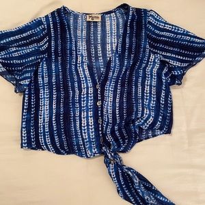 Show Me Your Mumu front tie crop